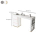 Stone Top Bar Stool Table Glam Style Rectangle Pub Table with Storage Clearhalo 'Bar Furniture' 'Bar Tables' 'bar_tables' 'furn' 'furn_bar_tables' 'Furniture' 'Kitchen & Dining Furniture' 7461002