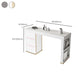 Stone Top Bar Stool Table Glam Style Rectangle Pub Table with Storage Clearhalo 'Bar Furniture' 'Bar Tables' 'bar_tables' 'furn' 'furn_bar_tables' 'Furniture' 'Kitchen & Dining Furniture' 7461004