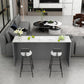 Indoor Contemporary Bar Dining Table Rectangle Stone Bar Table Clearhalo 'Bar Furniture' 'Bar Tables' 'bar_tables' 'furn' 'furn_bar_tables' 'Furniture' 'Kitchen & Dining Furniture' 7461015