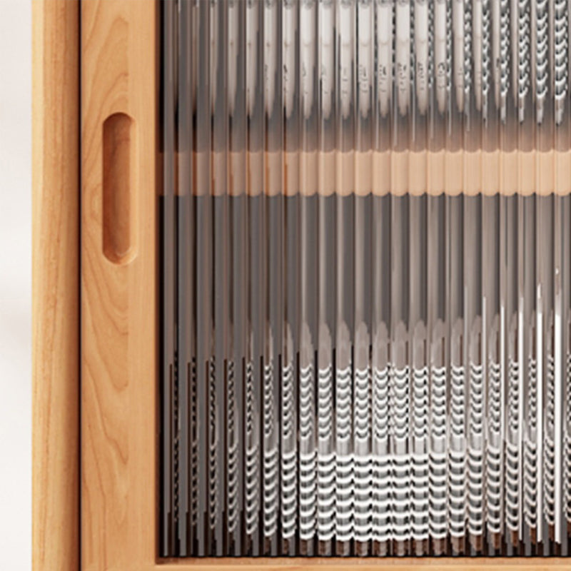 Modern Buffet Table Pine Sideboard Table with Doors for Dining Room Clearhalo 'buffet_sideboard' 'Buffets & Sideboards' 'furn' 'furn_buffet_sideboard' 'Furniture' 'Kitchen & Dining Furniture' 7461097