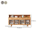 Modern Buffet Table Pine Sideboard Table with Doors for Dining Room Clearhalo 'buffet_sideboard' 'Buffets & Sideboards' 'furn' 'furn_buffet_sideboard' 'Furniture' 'Kitchen & Dining Furniture' 7461103