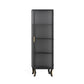 Contemporary Sideboard Cabinet Metal Sideboard with Doors for Dining Room