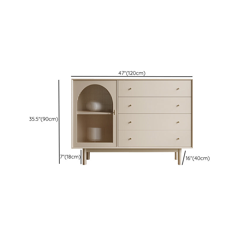 Server da pranzo contemporaneo Server a buffet di pietra per sala da pranzo