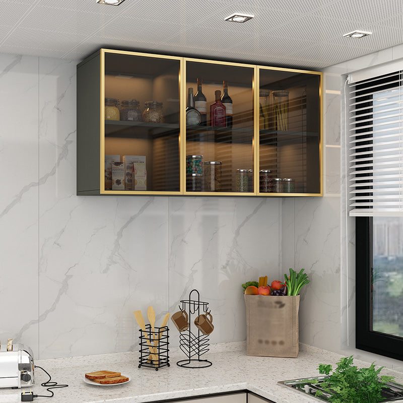 Moderno mobile per display a parete in finto mobile in legno per sala da pranzo