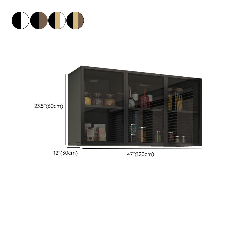Moderno mobile per display a parete in finto mobile in legno per sala da pranzo