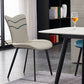 Silla lateral de cuero de color de comedor interior moderno