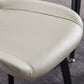 Silla lateral de cuero de color de comedor interior moderno