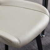 Silla lateral de cuero de color de comedor interior moderno