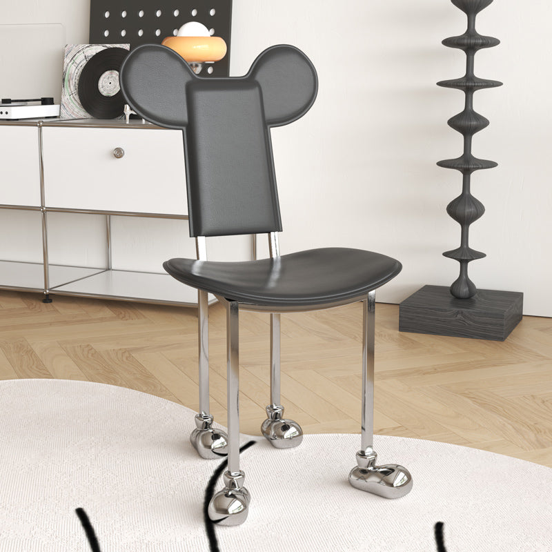 Roestvrijstalen frame dineren zijkant stoel binnengunde zijstoel