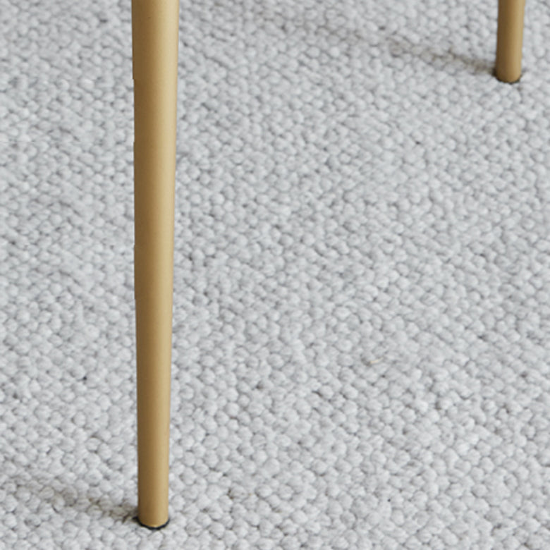 Indoor Leather Upholstered Dining Side Chair Metal Legs Dining Chair Clearhalo 'Dining Chairs' 'Dining Tables & Seating' 'dining_chair' 'furn' 'furn_dining_chair' 'Furniture' 'Kitchen & Dining Furniture' 7461349