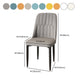 Modern Backrest Armless Cushion Chair with Metal Legs for Dining Room Clearhalo 'Dining Chairs' 'Dining Tables & Seating' 'dining_chair' 'furn' 'furn_dining_chair' 'Furniture' 'Kitchen & Dining Furniture' 7461659