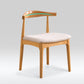 Contemporary Style Side Chair Wood Open Back Dining Chair for Dining Room