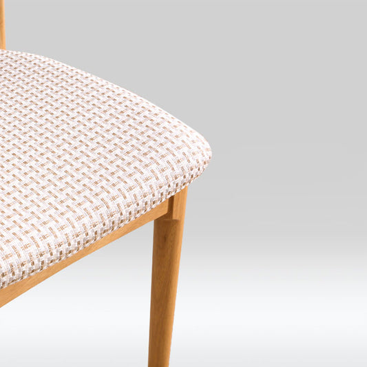 Eigentijdse stijl zijstoel houten open rug eetkamerstoel voor eetkamer