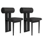 Contemporary Side Chair Wood Slat Back Dining Room Chair for Dining Room