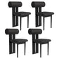 Contemporary Side Chair Wood Slat Back Dining Room Chair for Dining Room