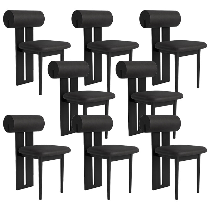 Contemporary Side Chair Wood Slat Back Dining Room Chair for Dining Room