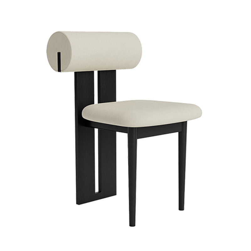 Contemporary Side Chair Wood Slat Back Dining Room Chair for Dining Room