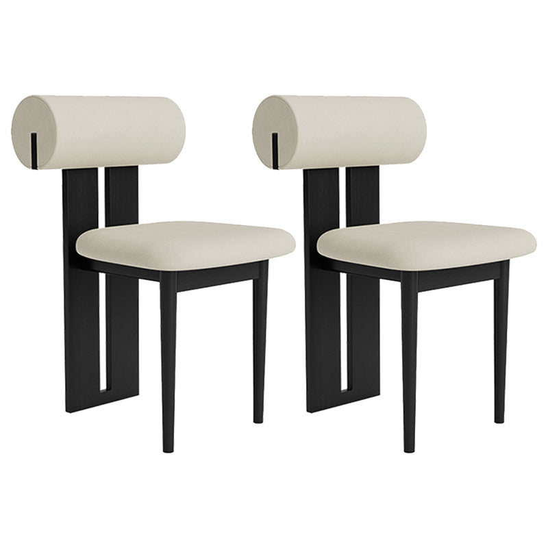 Contemporary Side Chair Wood Slat Back Dining Room Chair for Dining Room