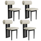 Contemporary Side Chair Wood Slat Back Dining Room Chair for Dining Room