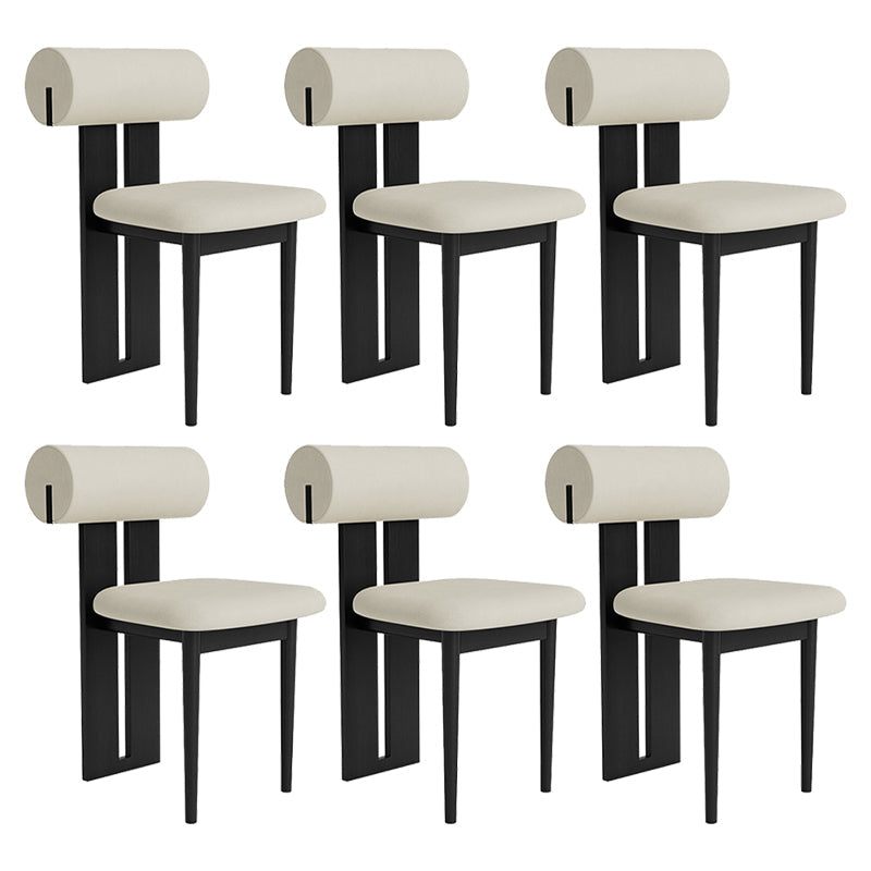 Contemporary Side Chair Wood Slat Back Dining Room Chair for Dining Room
