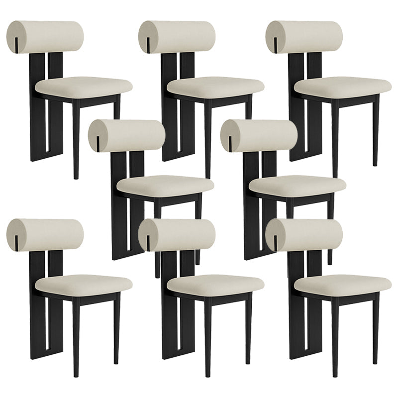 Contemporary Side Chair Wood Slat Back Dining Room Chair for Dining Room