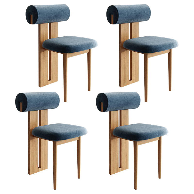 Contemporary Side Chair Wood Slat Back Dining Room Chair for Dining Room