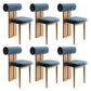 Contemporary Side Chair Wood Slat Back Dining Room Chair for Dining Room