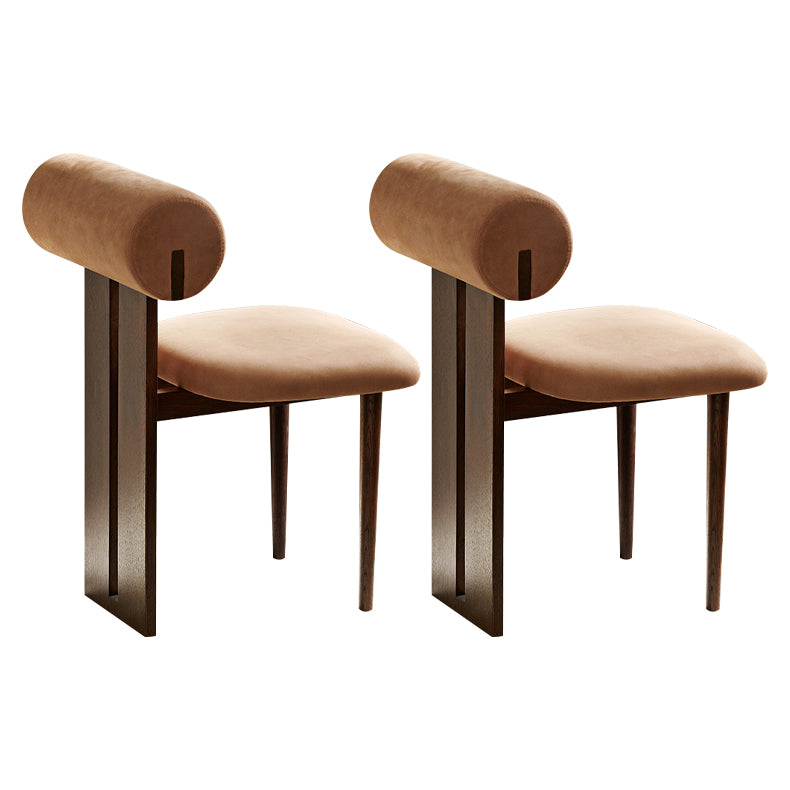 Contemporary Side Chair Wood Slat Back Dining Room Chair for Dining Room