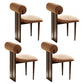 Contemporary Side Chair Wood Slat Back Dining Room Chair for Dining Room