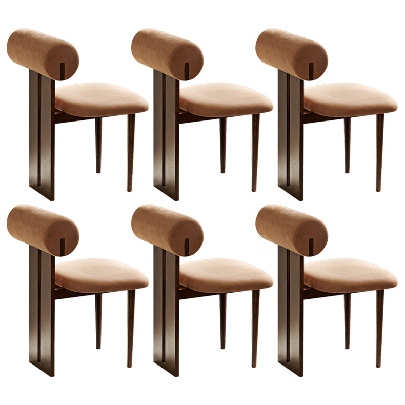 Contemporary Side Chair Wood Slat Back Dining Room Chair for Dining Room