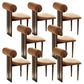 Contemporary Side Chair Wood Slat Back Dining Room Chair for Dining Room