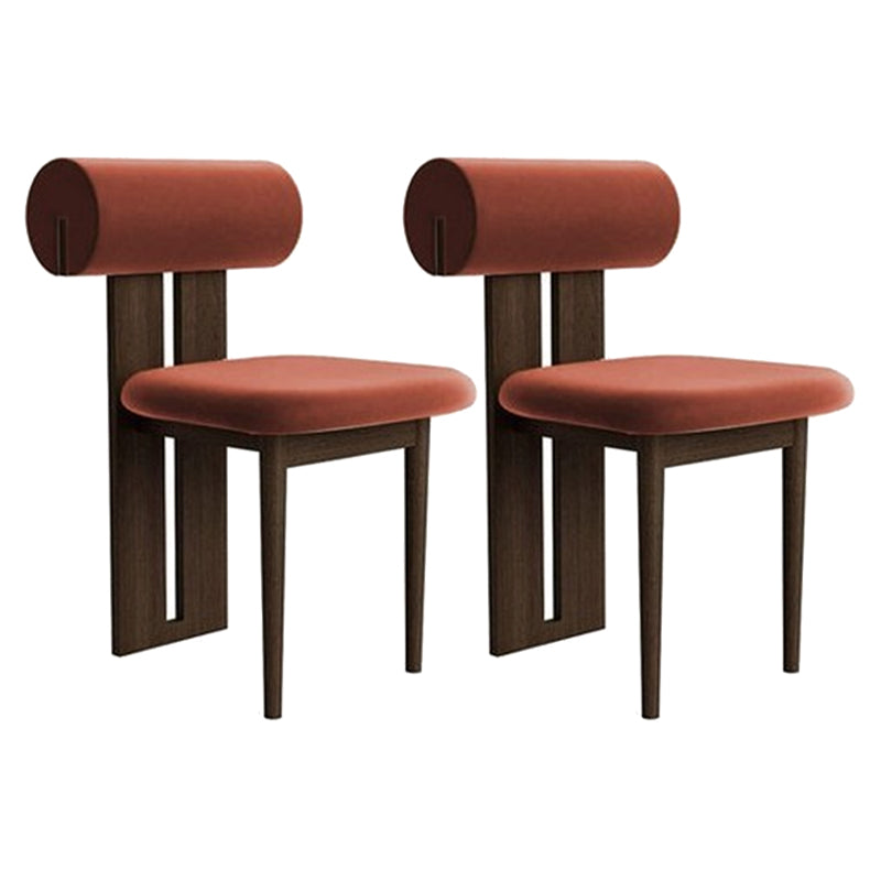 Contemporary Side Chair Wood Slat Back Dining Room Chair for Dining Room