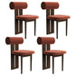 Contemporary Side Chair Wood Slat Back Dining Room Chair for Dining Room