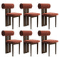 Contemporary Side Chair Wood Slat Back Dining Room Chair for Dining Room