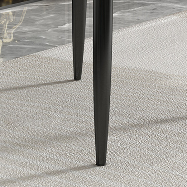 Modern Armrest Backrest Cushion Chair with Metal Legs for Hotel Clearhalo 'Dining Chairs' 'Dining Tables & Seating' 'dining_chair' 'furn' 'furn_dining_chair' 'Furniture' 'Kitchen & Dining Furniture' 7461866