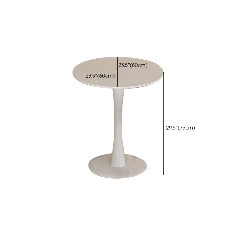 キッチン用のモダンな丸いダイニングテーブルセット1/3ピースダイニングセット