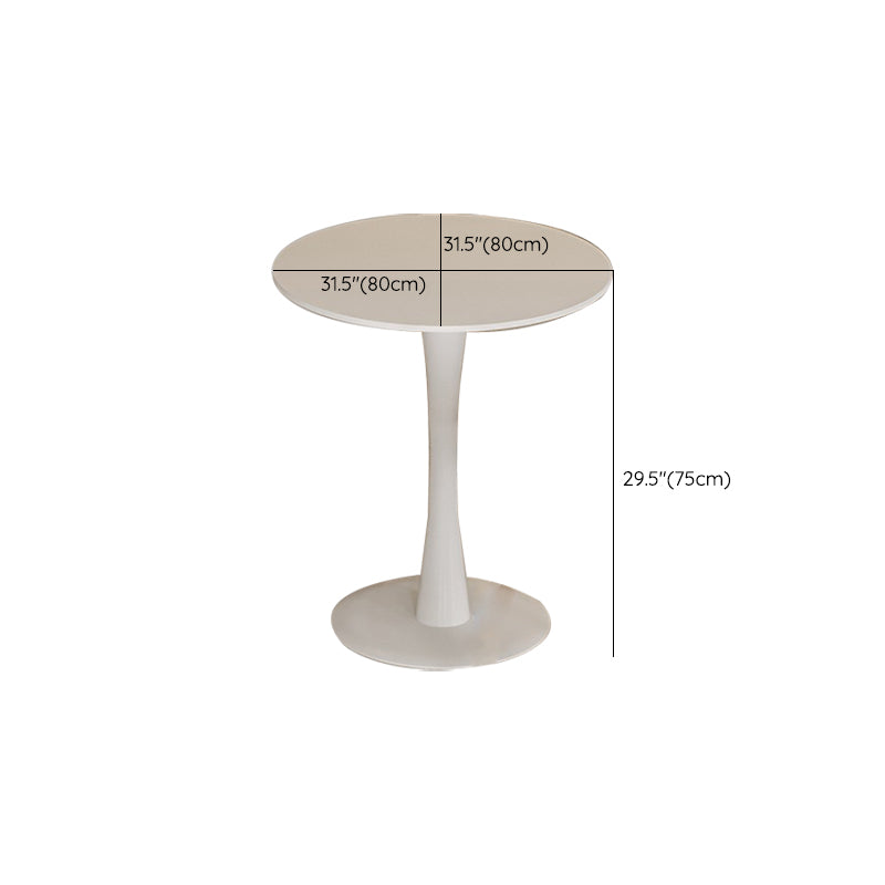 キッチン用のモダンな丸いダイニングテーブルセット1/3ピースダイニングセット