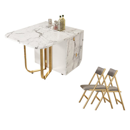 Set di tavoli da pranzo estendibile set da pranzo da 3/7 pezzi per la cucina