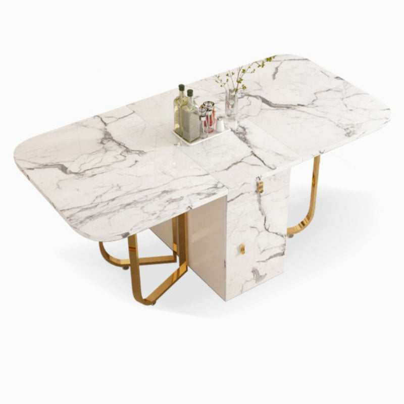 Set di tavoli da pranzo estendibile set da pranzo da 3/7 pezzi per la cucina