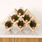 Countertop Bottle Holder Solid Wood Wine Bottle Rack for Living Room