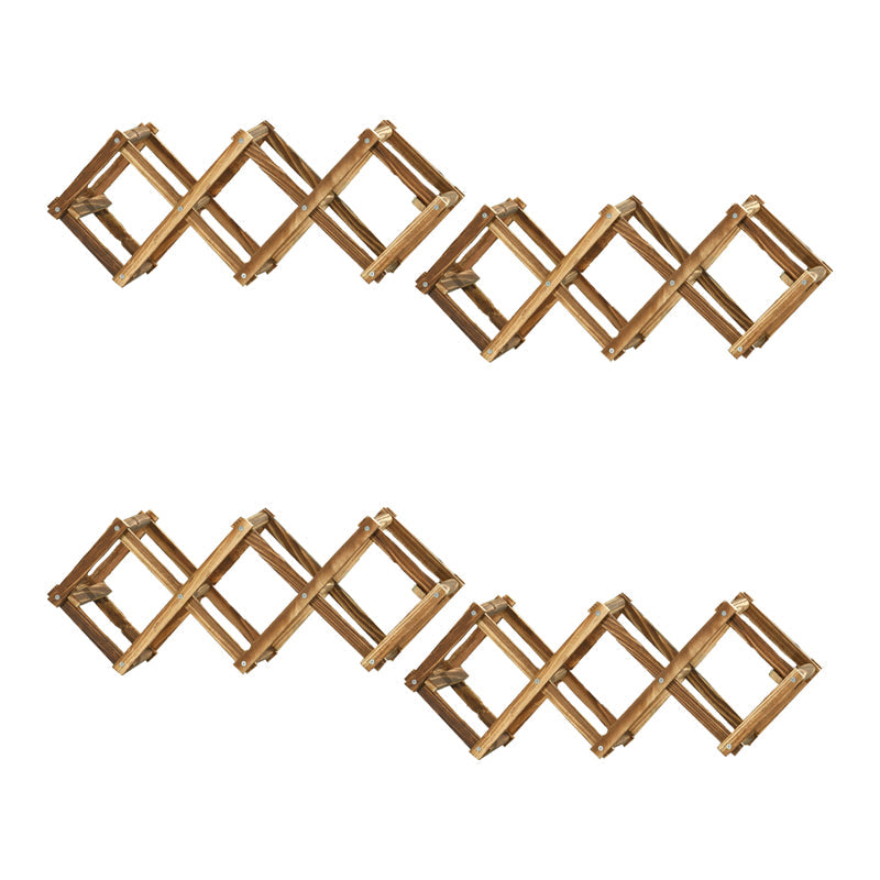 Aanrecht fleshouder massief houten wijnrek voor woonkamer