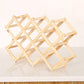 Countertop Bottle Holder Solid Wood Wine Bottle Rack for Living Room