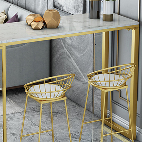 Glam Stone Pub Dining Set Specialty 1/2/3 Pcs Pub Set for Indoor Clearhalo 'Bar Furniture' 'furn' 'furn_home_bar_bar_sets' 'Furniture' 'Home Bars & Bar Sets' 'home_bar_bar_sets' 'Kitchen & Dining Furniture' 7462167