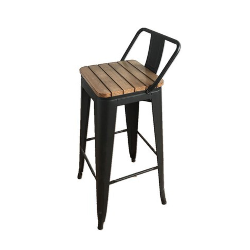 Juego de mesa de bar rectangular Glam, juego de mesa de bar de madera marrón de 1/2 piezas