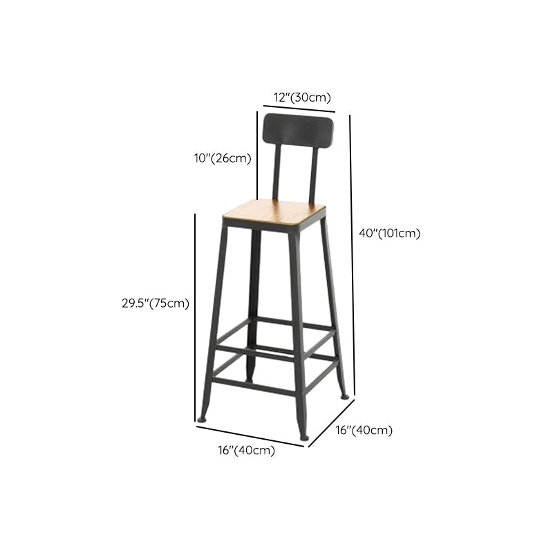 Juego de mesa de bar rectangular Glam, juego de mesa de bar de madera marrón de 1/2 piezas