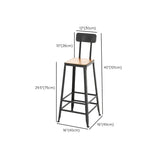 グラム長方形バーテーブルセット1/2 PCSブラウンウッドバーテー​​ブルセット