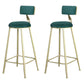 Glam Style Bar Table Set 2/3 Pcs Gold Frame Bar Table Set for Living Room Chair(s) None Green Clearhalo 'Bar Furniture' 'furn' 'furn_home_bar_bar_sets' 'Furniture' 'Home Bars & Bar Sets' 'home_bar_bar_sets' 'Kitchen & Dining Furniture' 7462252