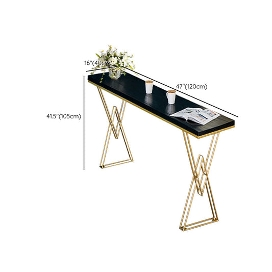 Glam Style Solid Wood Pub Dining Set 1/2/3/4 Pcs Rectangular Pub Set for Home