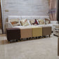 Contemporary Square Ottoman Leather Foot Stool with Legs for Home Clearhalo 'furn' 'furn_ottomans_poufs' 'Furniture' 'Living Room Furniture' 'Ottomans & Poufs' 'ottomans_poufs' 7468611