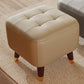 Square Footstools Modern Genuine Leather Foot Stool , 15.6" H Clearhalo 'furn' 'furn_ottomans_poufs' 'Furniture' 'Living Room Furniture' 'Ottomans & Poufs' 'ottomans_poufs' 7468686